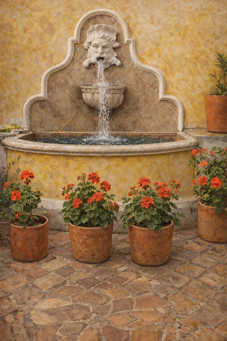 La fuente de Hacienda Castalia