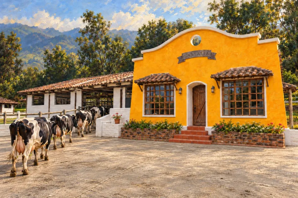 El establo de Hacienda Castalia