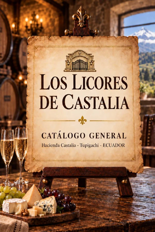 Portada del Catálogo General Los Licores de Castalia